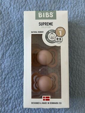 Supreme Size 1 Baby Pacifiers - Pink (0-6 Months)